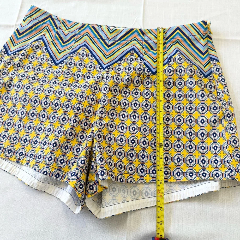 Anthropologie Maeve High Rise Relaxed Shorts Cotton Womens Size 16W Multicolor - Picture 6 of 11